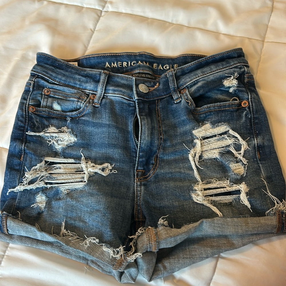 American eagle jean shorts